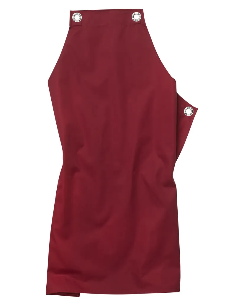Potenza X Classic - Latzschürze mit Ösen - regency red
